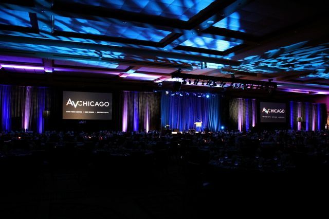 Conference Ballroom with AV Lighting