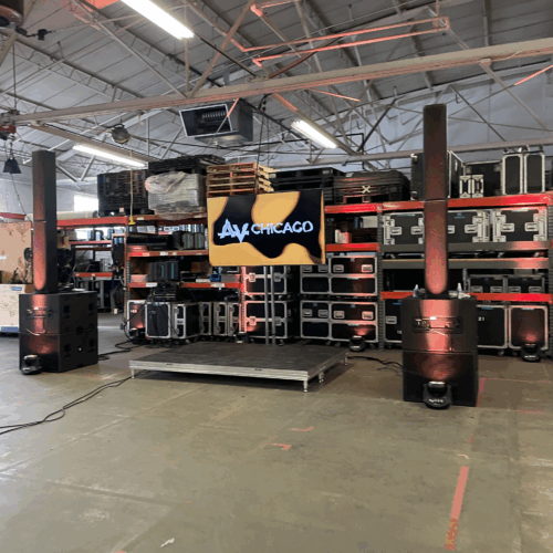 Innovative Adaptive Technology at AV Chicago with EAW AC6 Column Speakers